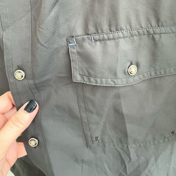 Solaris Outdoors Gray Vented Fishing Shirt - Size 3XT - Picture 5 of 13